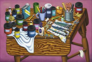 Pedro Pedro - Table In Studio With Lotion And Denatured Alcohol