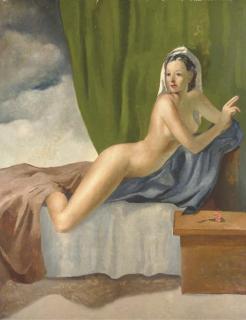 Pedro Pruna O\'Cerans - Nu couché dans l\'atelier