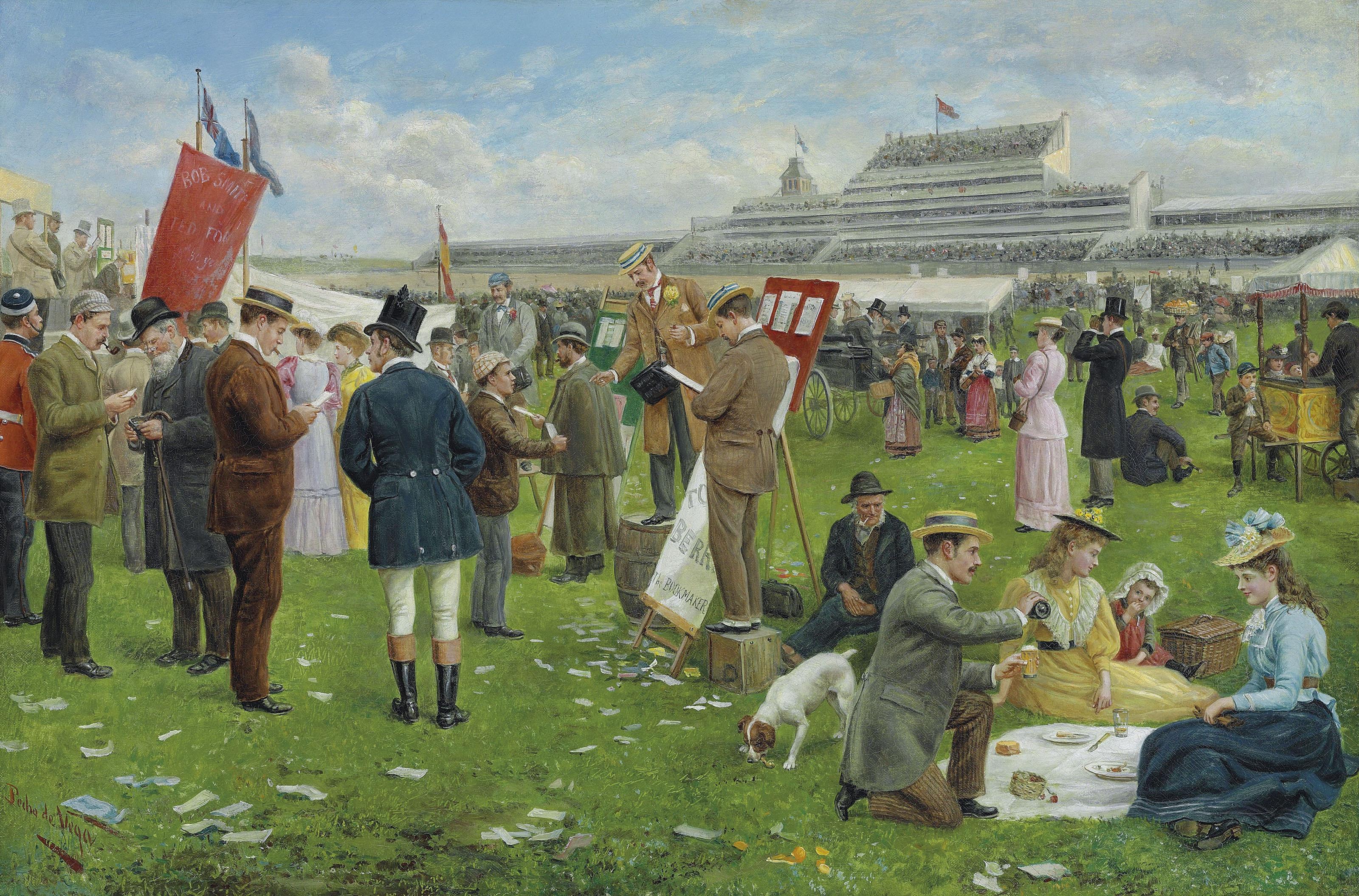 Pedro Vega Y Munoz - Derby Day, Epsom