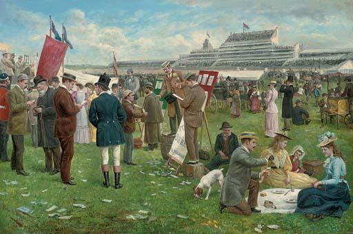 Pedro Vega y Munoz - Derby Day, Epsom