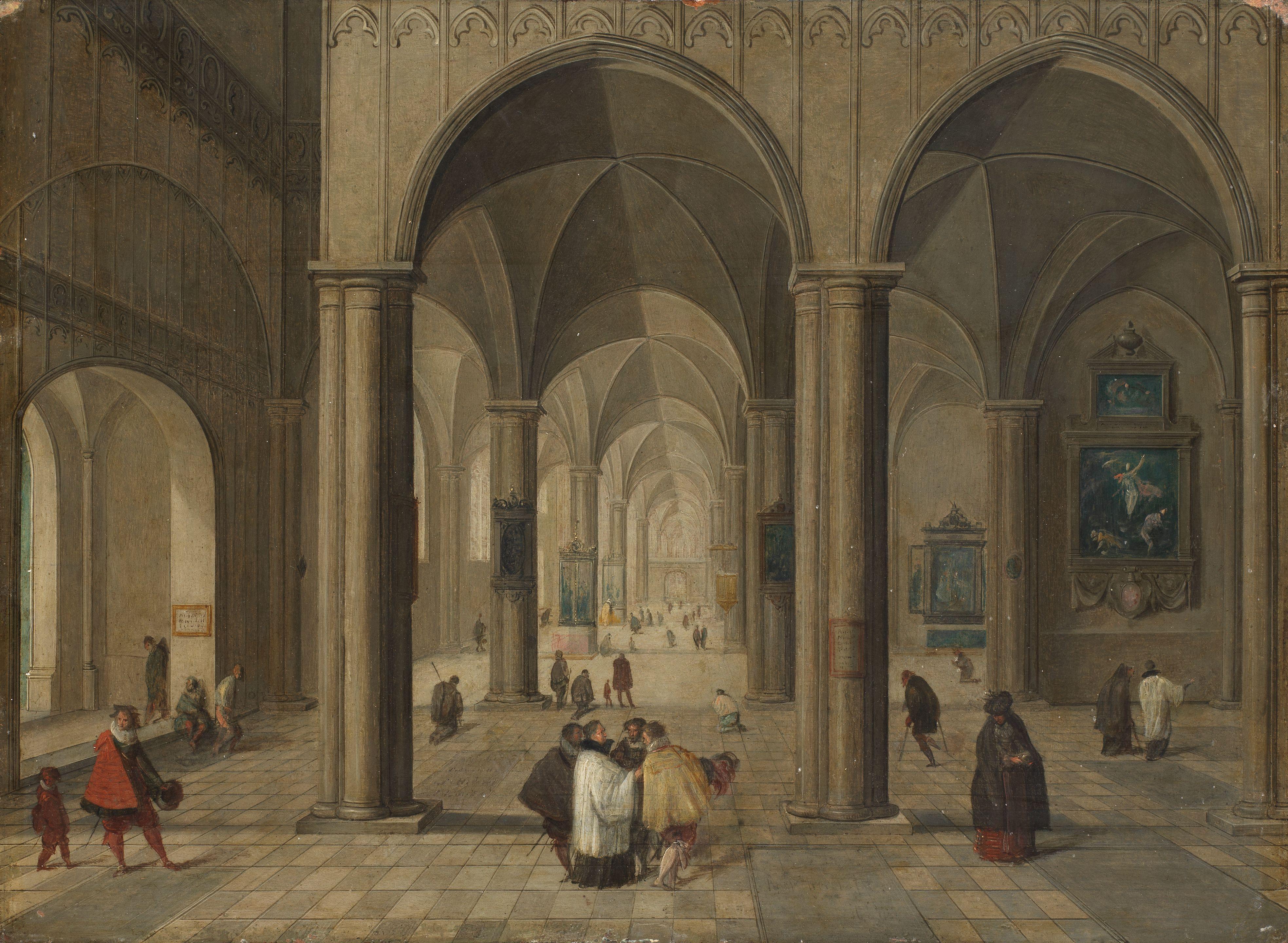 Peeter Neeffs the Younger - The interior of a Gothic church