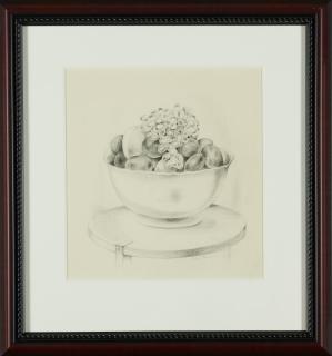 Peggy Bacon - Still Life with Fruit Bowl