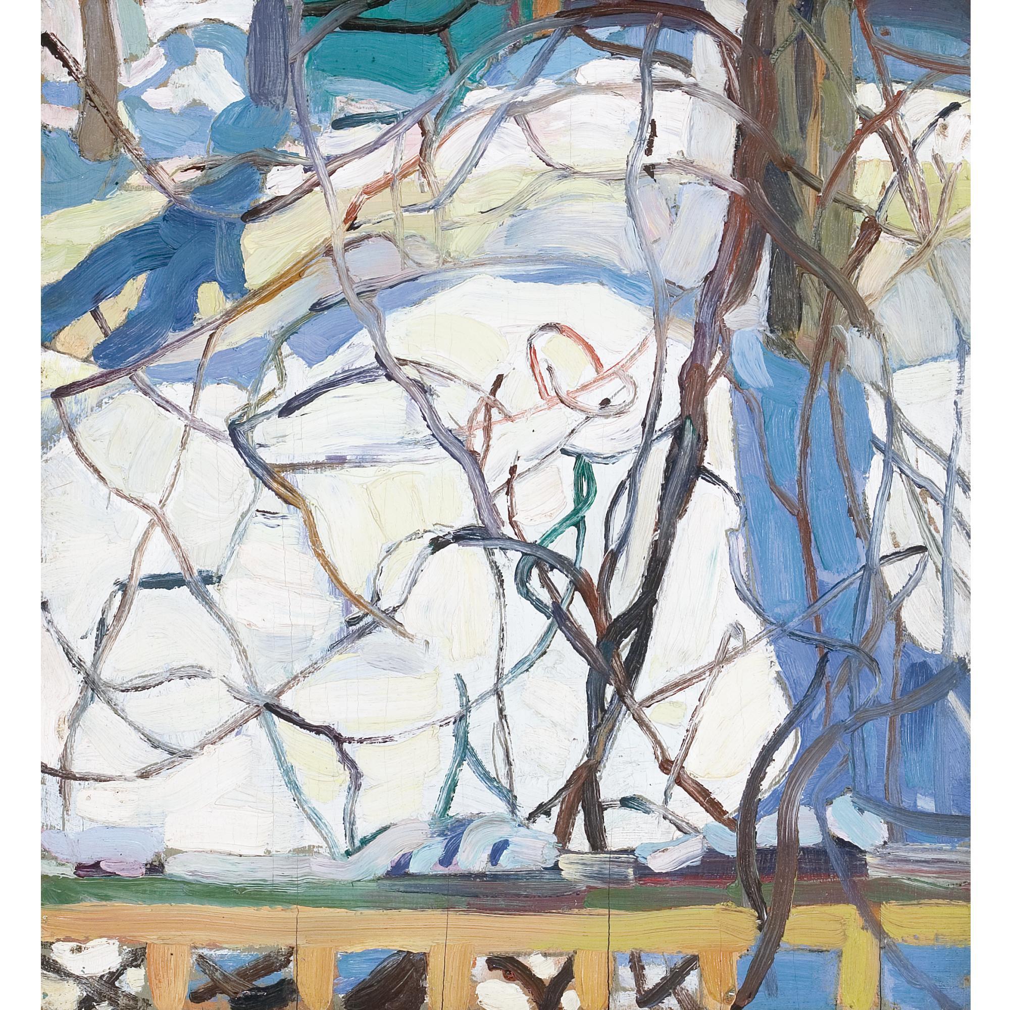 Pegi Margaret Kathleen Nicol Macleod - Looking Toward Sunset From Living Room Window