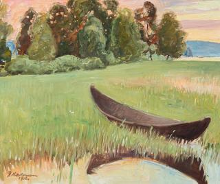 Pekka Halonen - Summer Evening By The Shore.