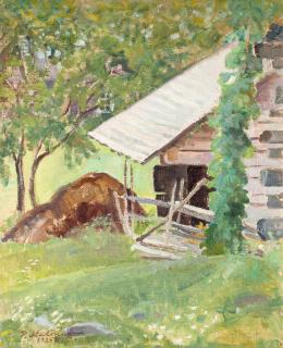 Pekka Halonen - View From A Courtyard.