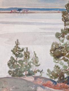 Pekka Halonen - View Over The Lake.