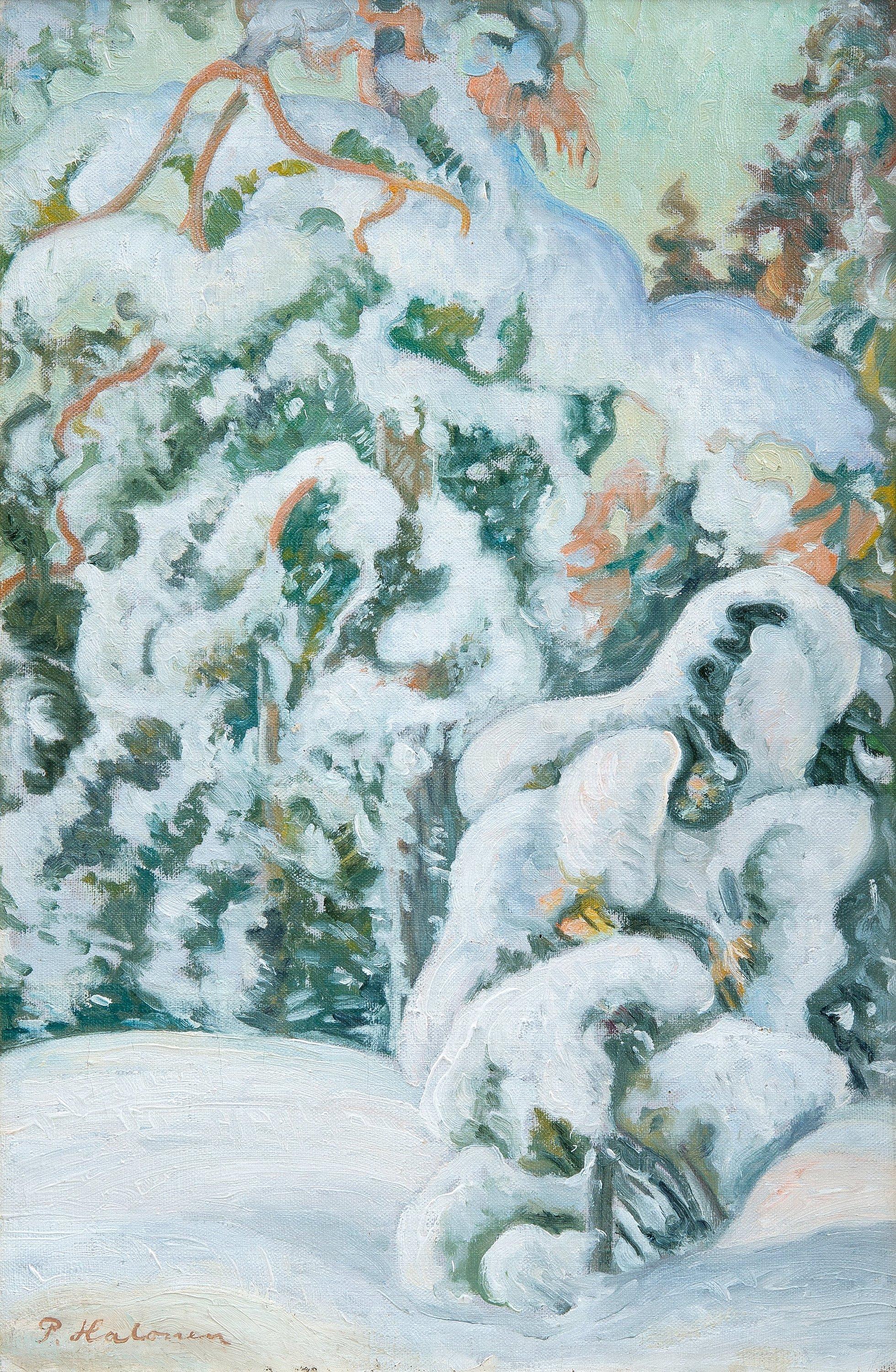 Pekka Halonen - Winter Landscape.