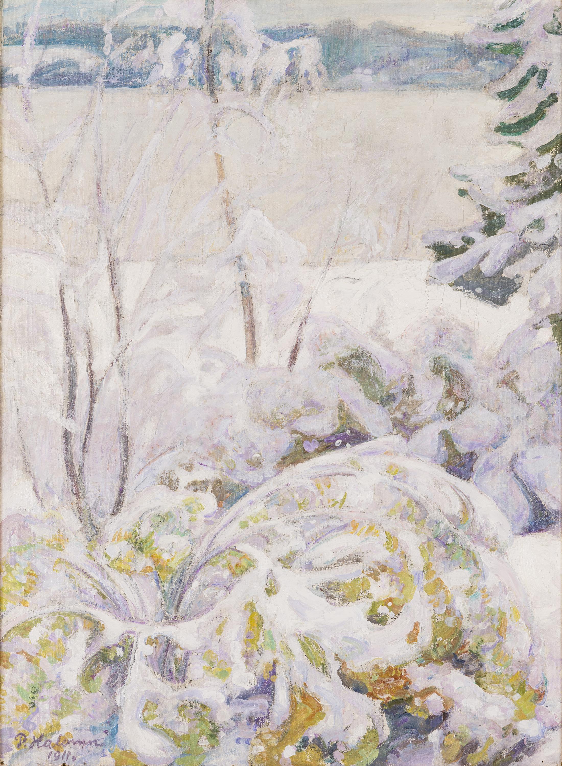 Pekka Halonen - Wintry Landscape