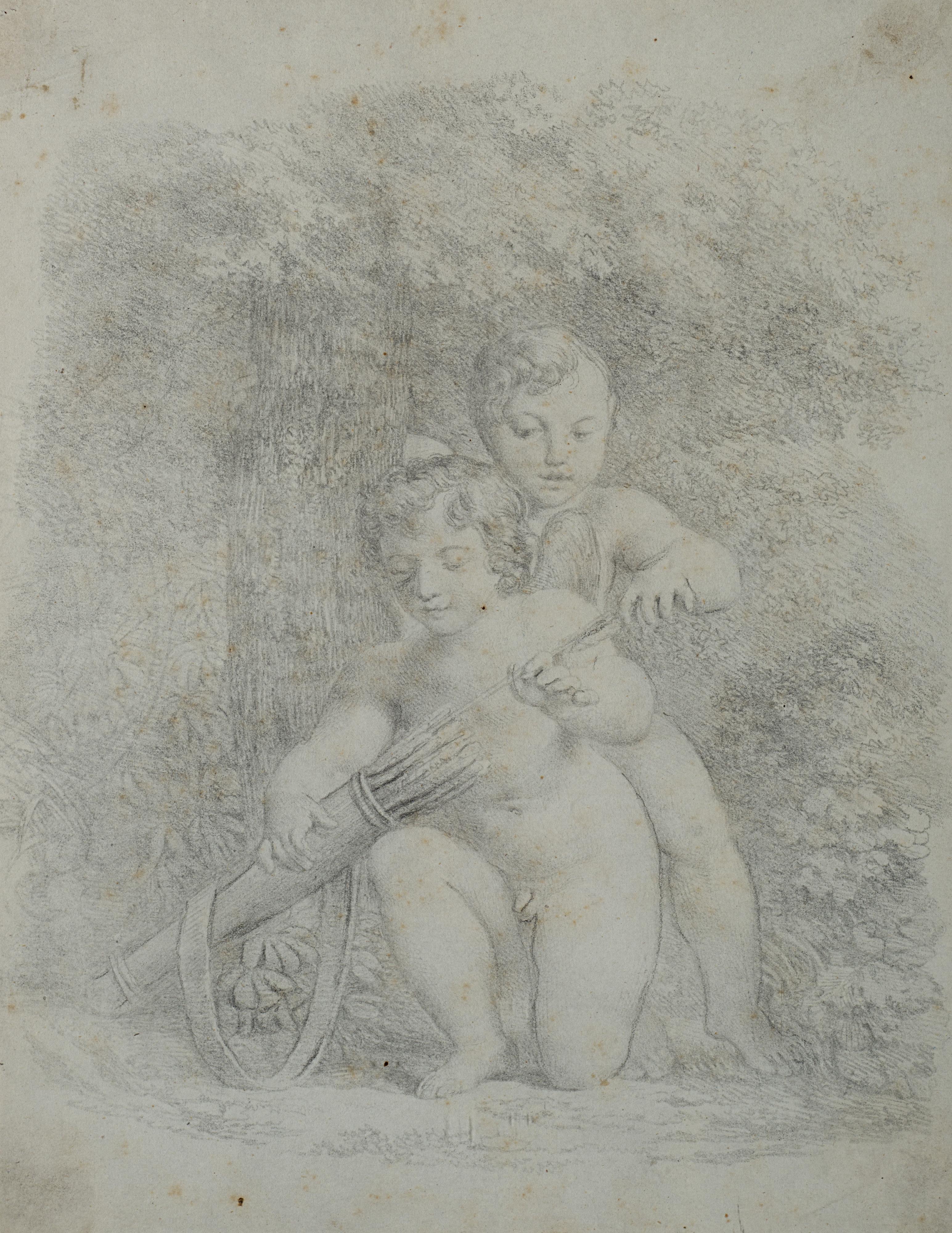 Pelagio Palagi - Two cupids