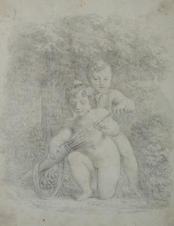 Pelagio Palagi - Two cupids
