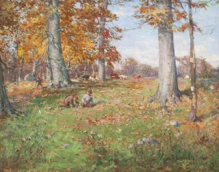 Peleg Franklin Brownell - Playtime, Gatineau Hill