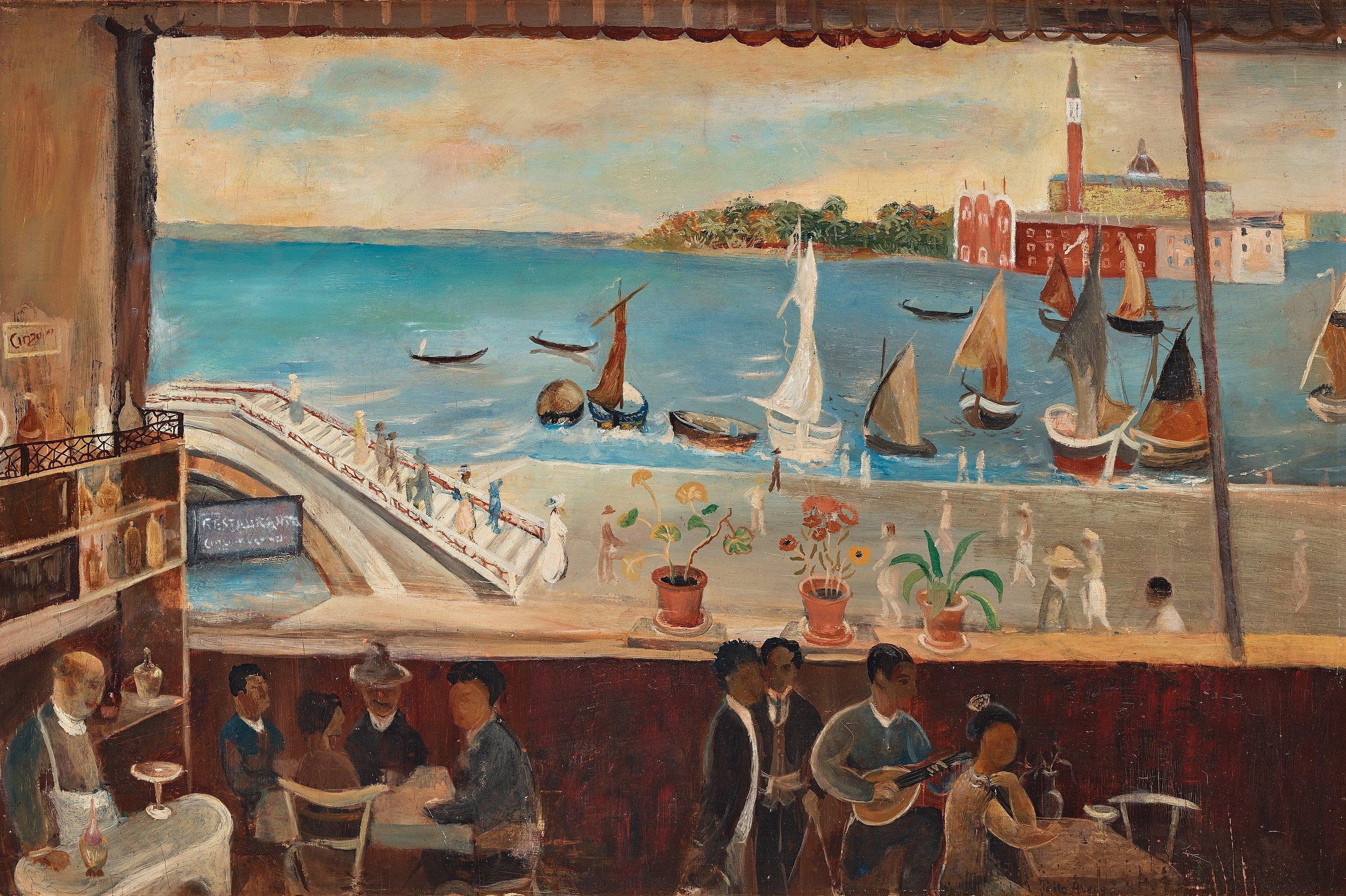 Pelle Åberg - View from Venice with the Basilica di San Giorgio Maggiore