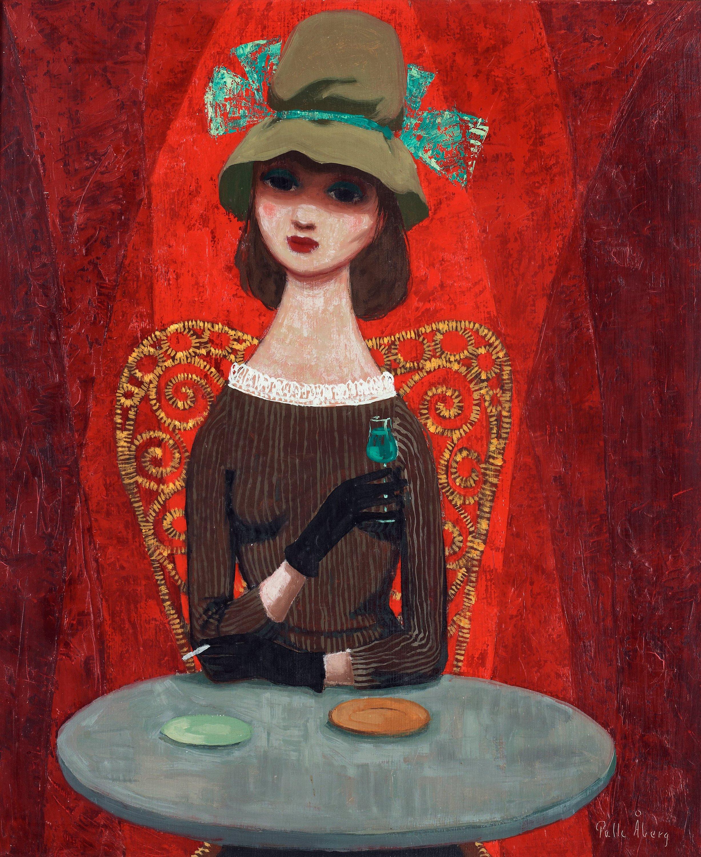 Pelle Åberg - Woman at the café