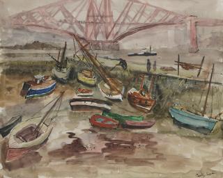 Penelope Beaton, ARSA RSW - Harbour, Queensferry