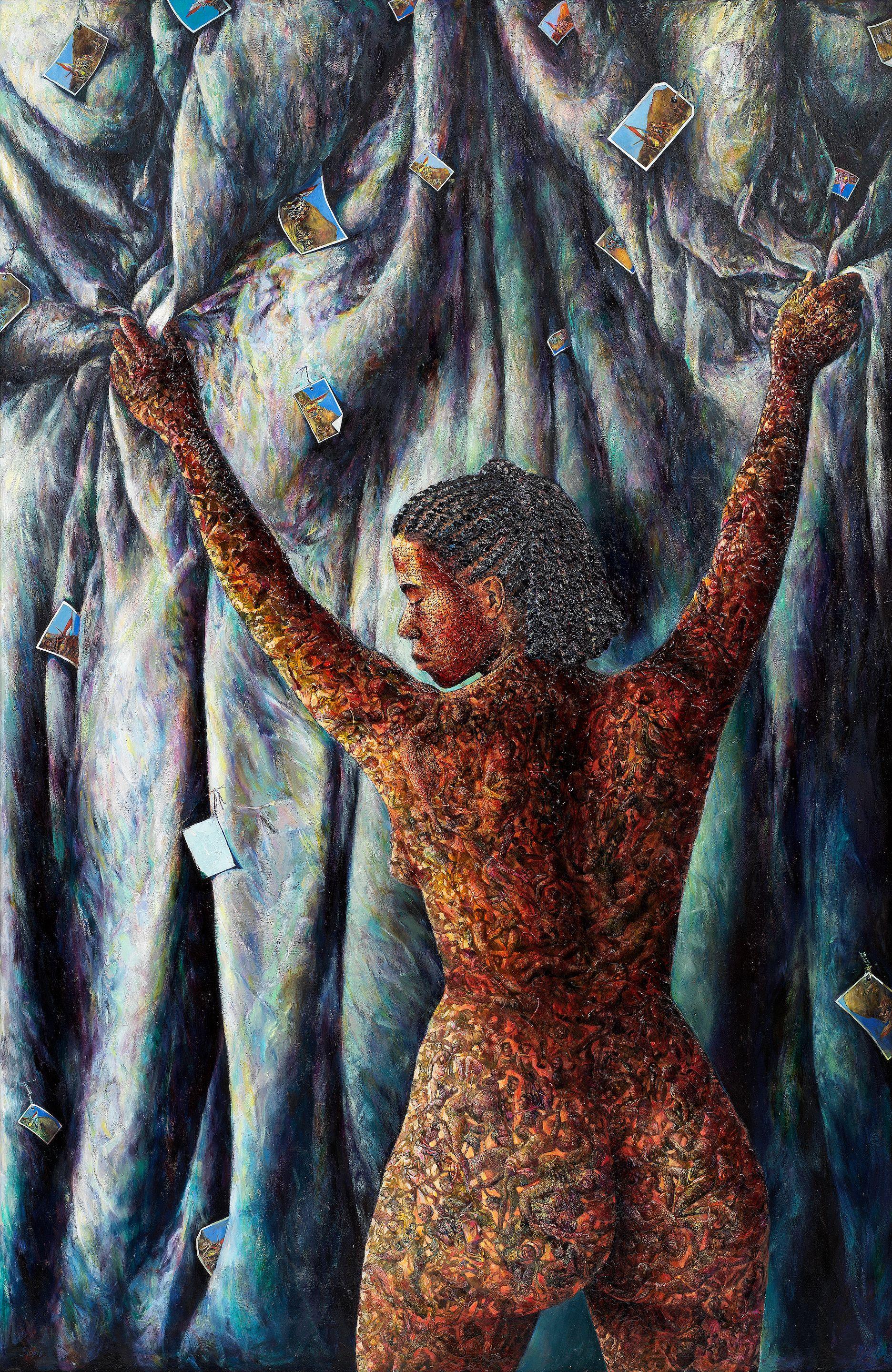 Penelope Siopis - Cape of Good Hope: A History Painting, 1990