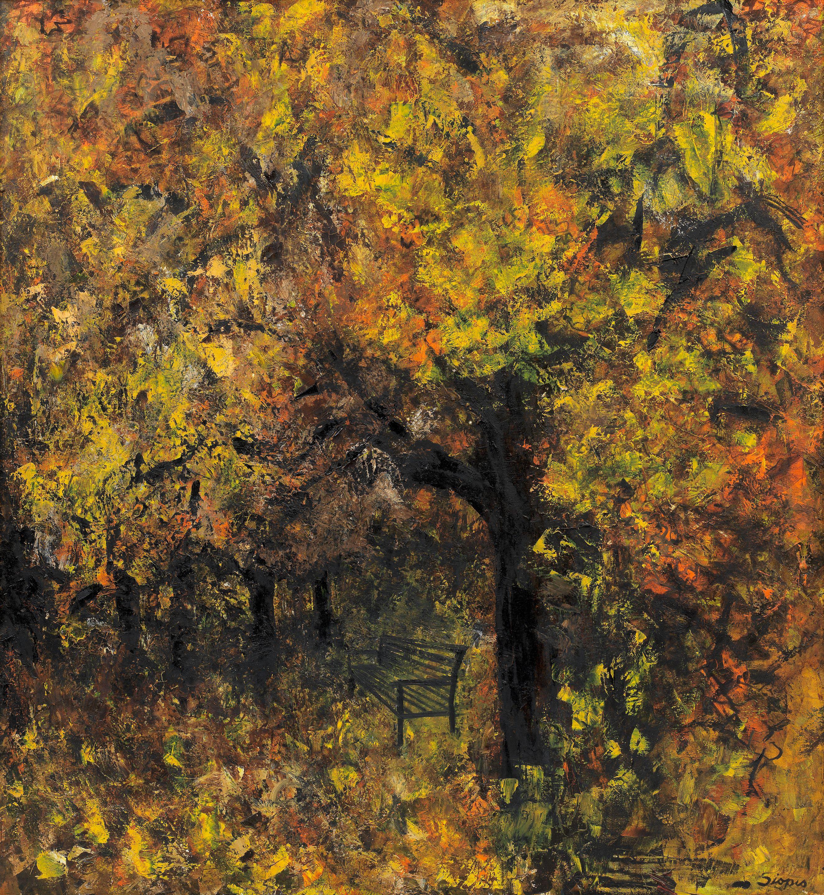 Penelope Siopis - Park Bench, Grahamstown, South Africa