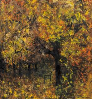 Penelope Siopis - Park Bench, Grahamstown, South Africa