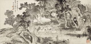 Peng Chunshi - Gathering of Nine Old Gentlemen