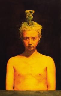 Peng Si - Portrait of a Man in Yellow