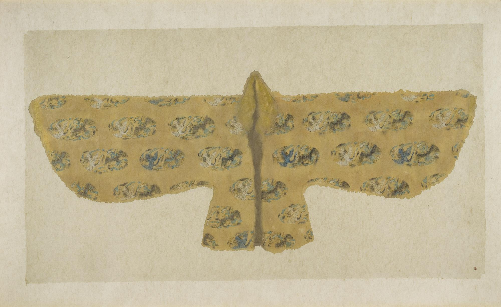 Peng Wei - Robe Series: Golden Phoenix And Cranes