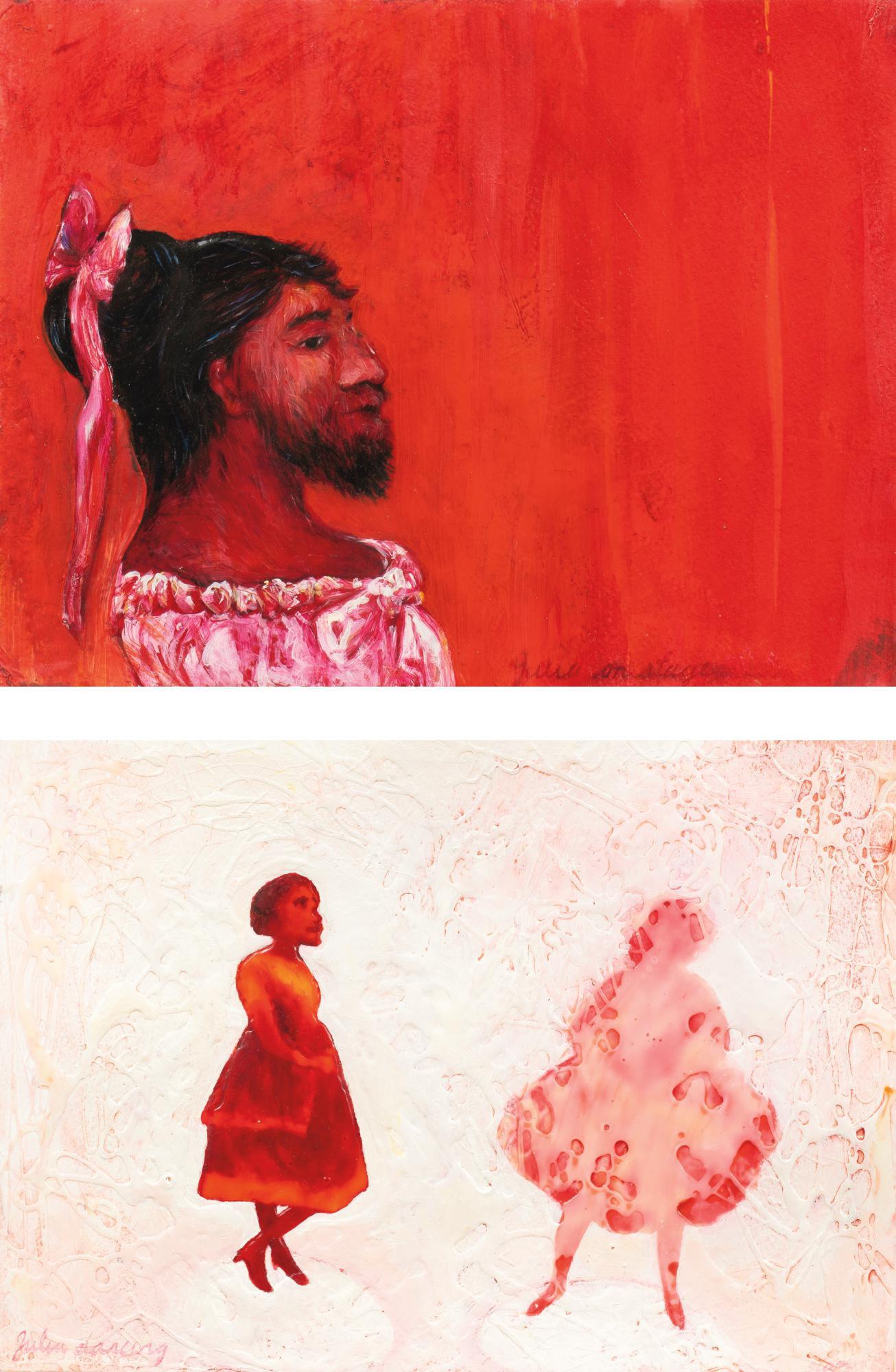 Penny Siopis - Julia On Stage/Julia Dancing