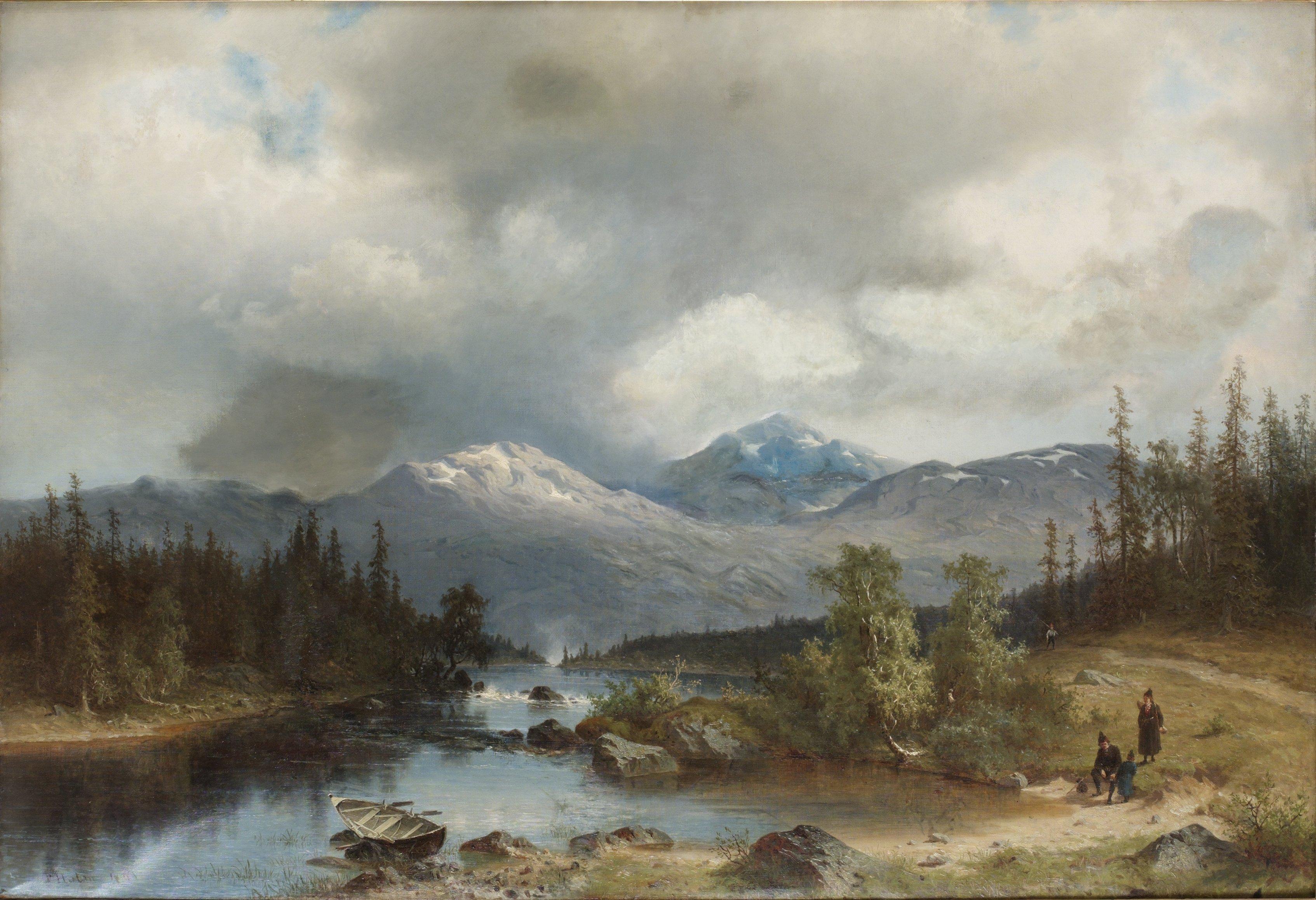 Per Daniel Holm - Bergigt skogslandskap