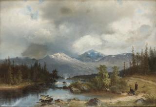 Per Daniel Holm - Bergigt skogslandskap