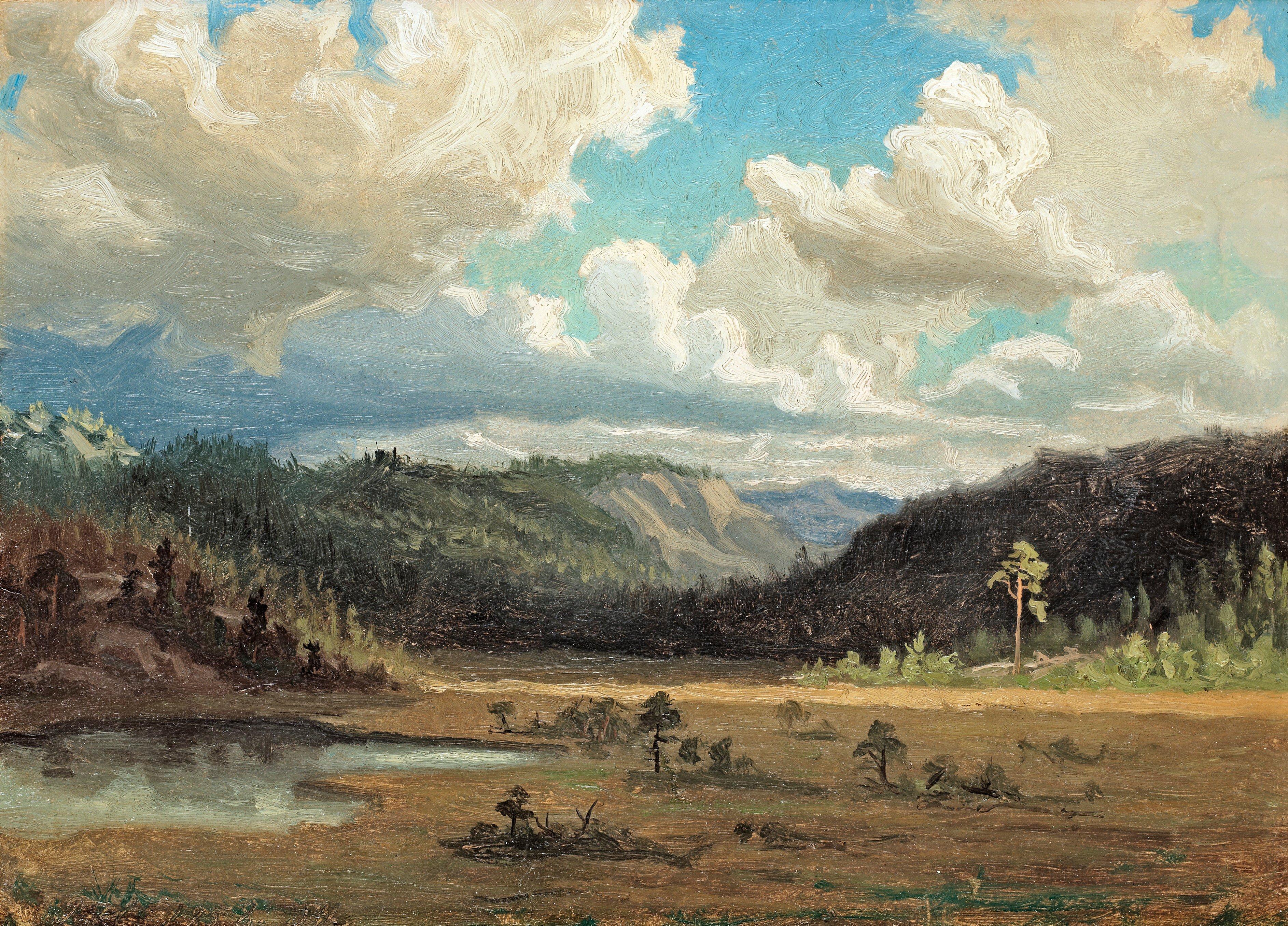Per Daniel Holm - Northern landscape, probably from Jämtland