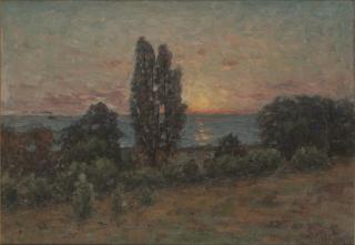 Per Ekström - Landskap i solnedgång