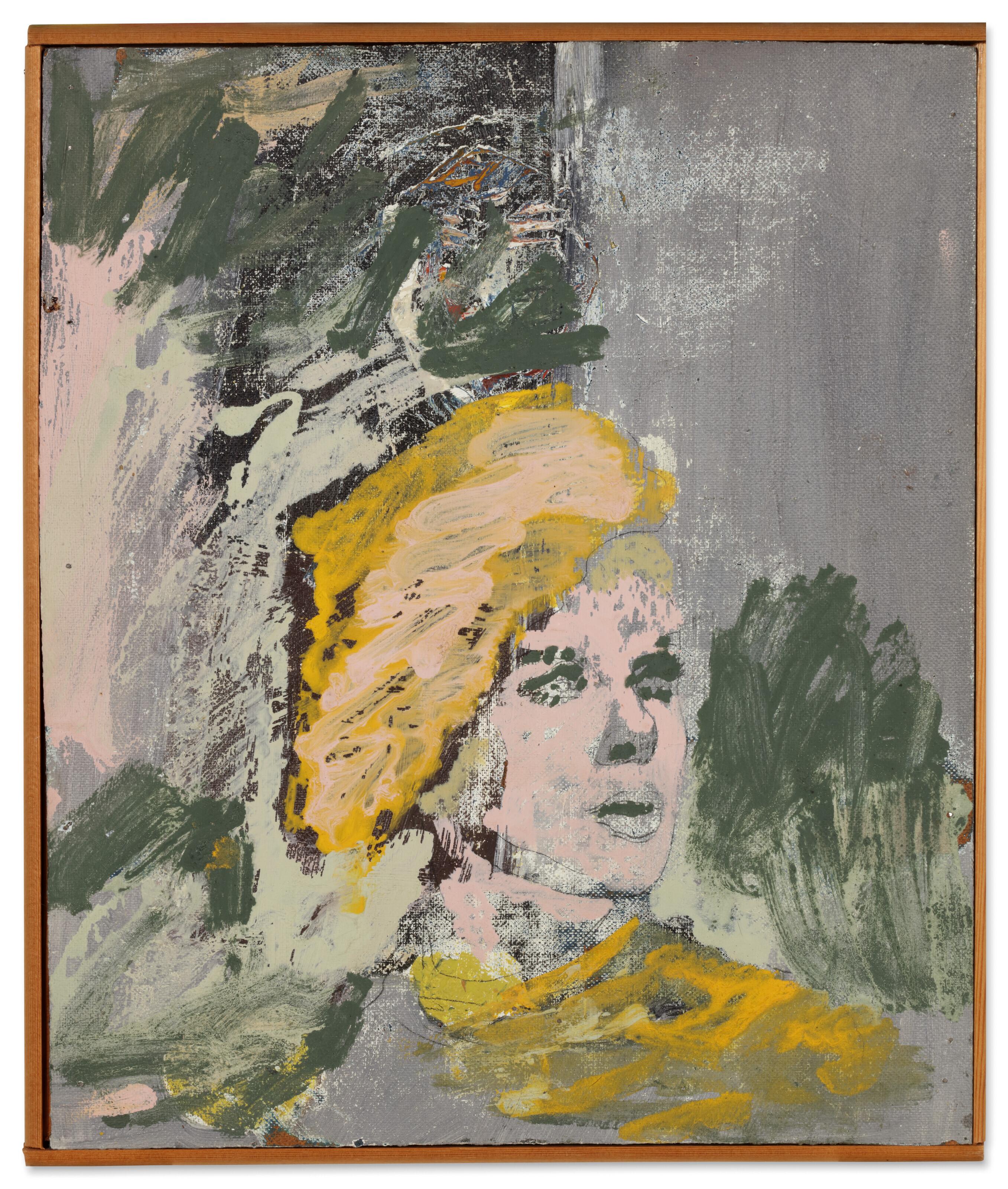 Per Kirkeby - Dameportræt (Portrait of a lady)