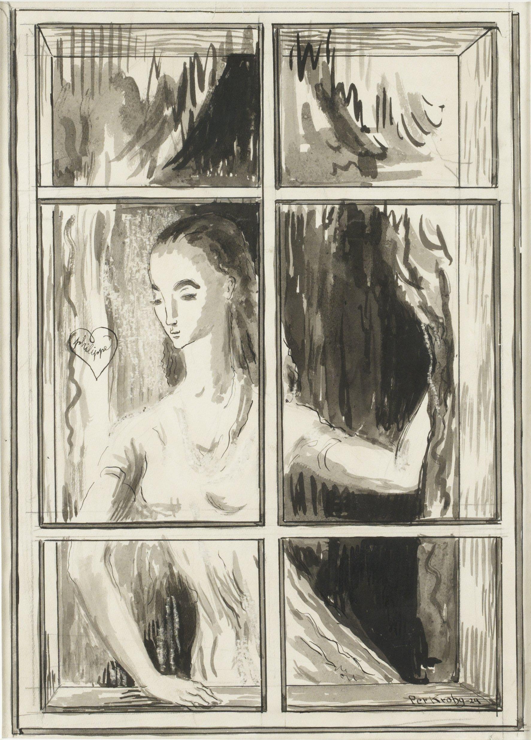 Per Krohg - Flickan i fönstret