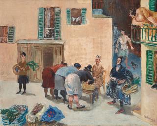 Per Krohg - Market.