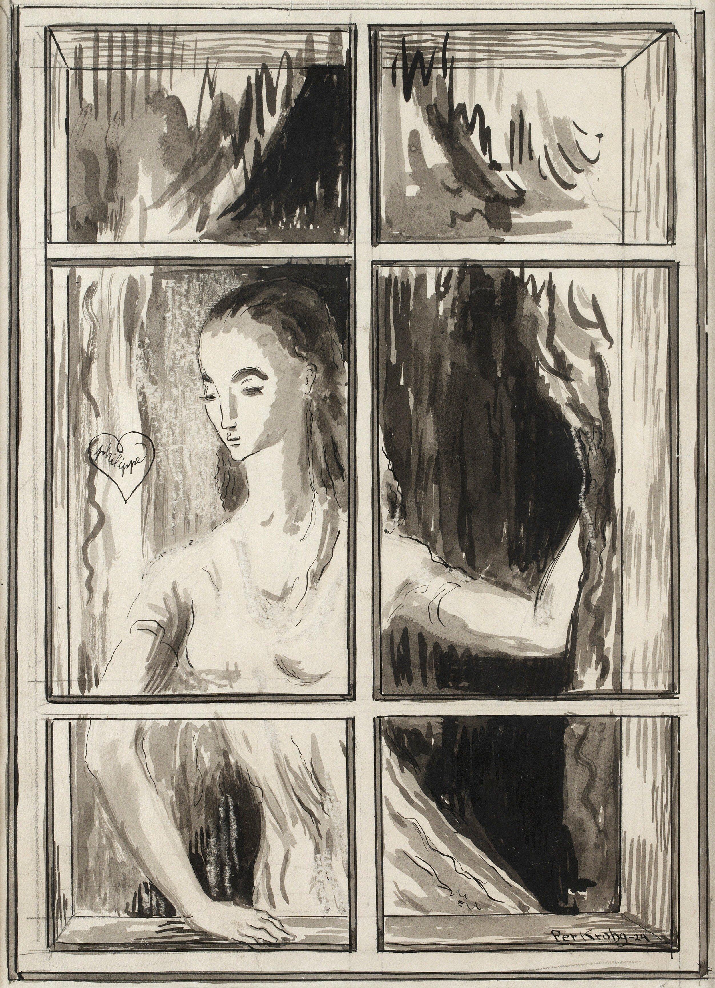 Per Krohg - The girl in the window