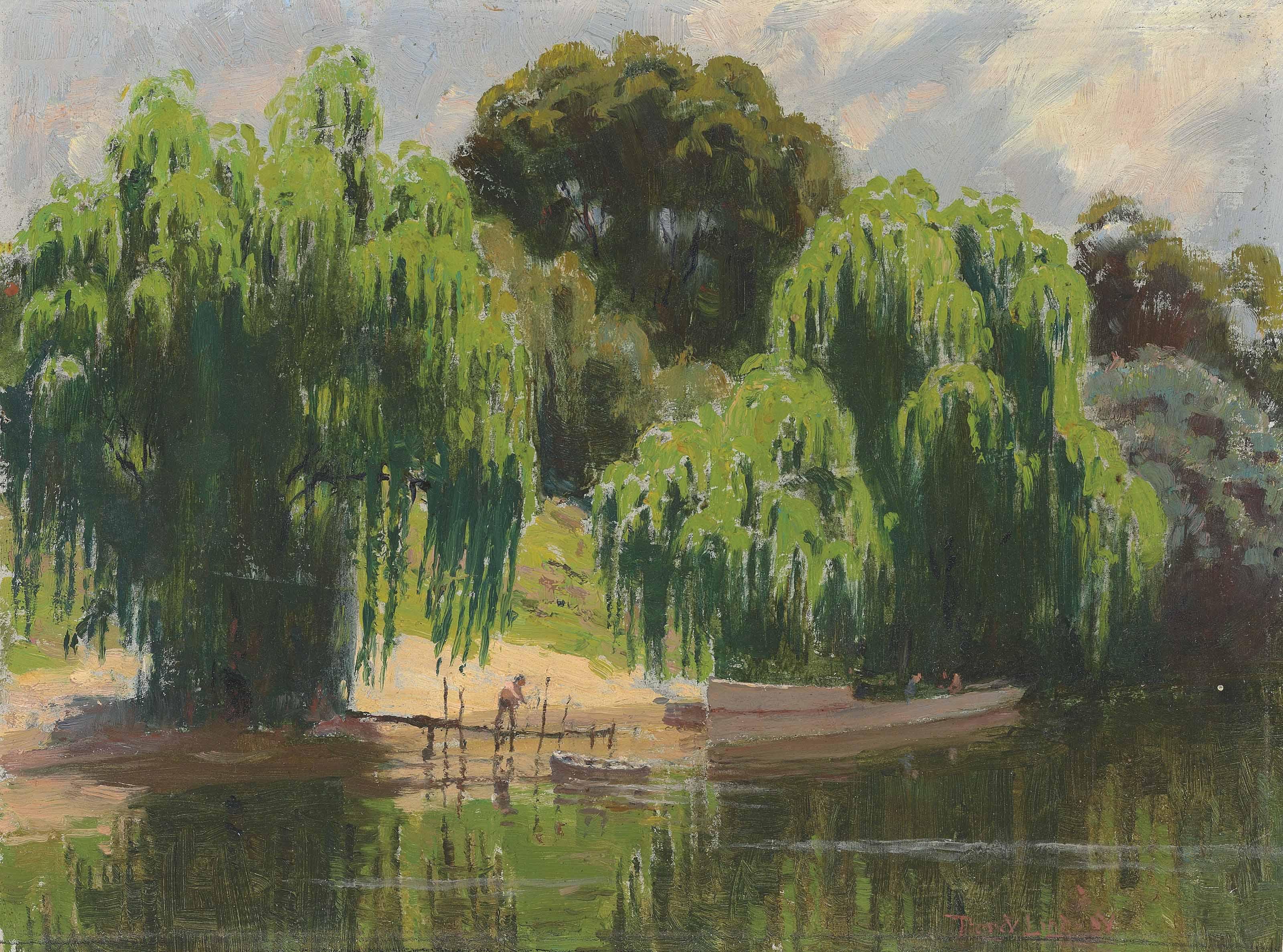 Perceval (Percy) Charles Lindsay - On The Hawkesbury At Sackville