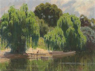 Perceval (Percy) Charles Lindsay - On The Hawkesbury At Sackville