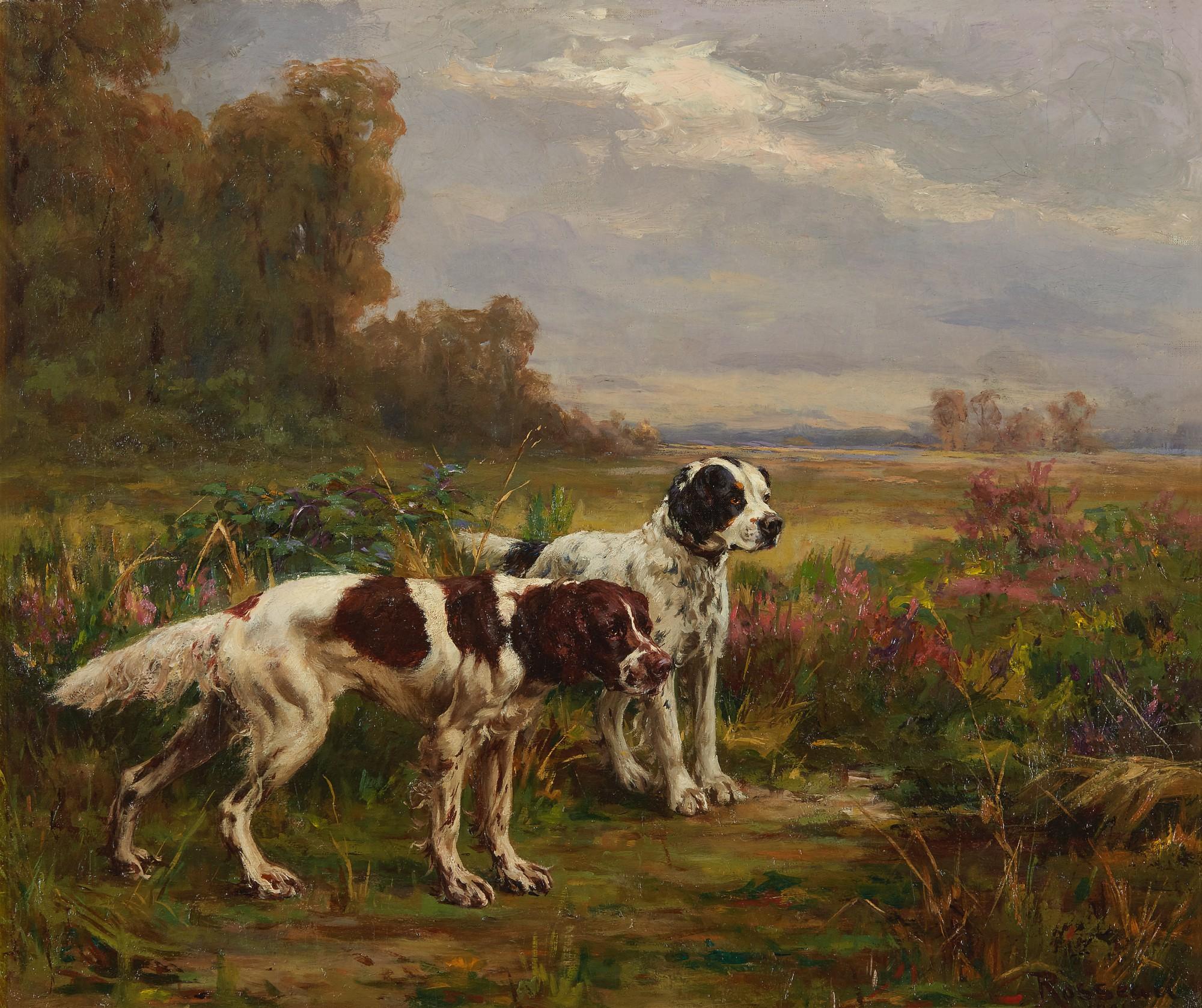 Percival Leonard Rosseau - A Brace Of Setters