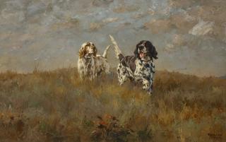 Percival Leonard Rosseau - Hilltop—Two Setters