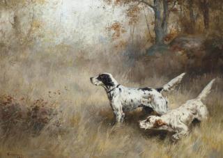 Percival Leonard Rosseau - Two setters