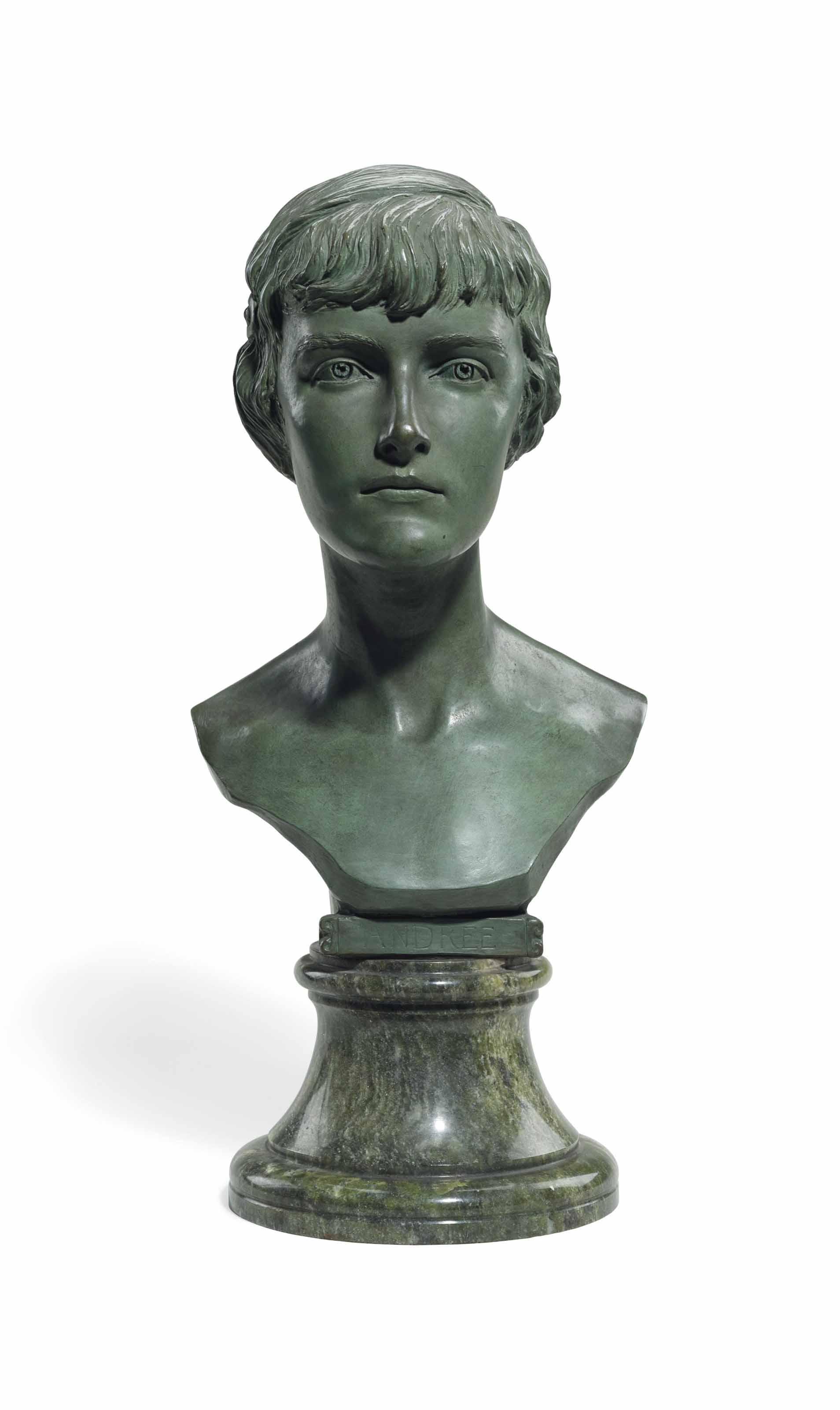 Percy Bryant Baker - Portrait Bust of Andrée Clark (1902-1919)