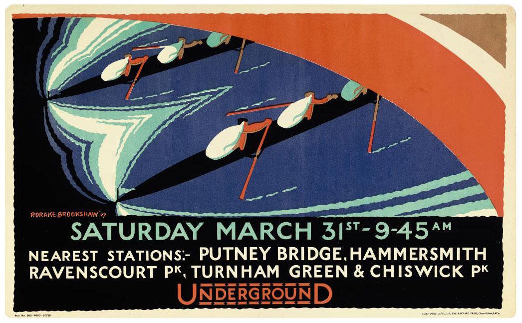 Percy Drake Brookshaw - Boat Race, Saturday March 31St