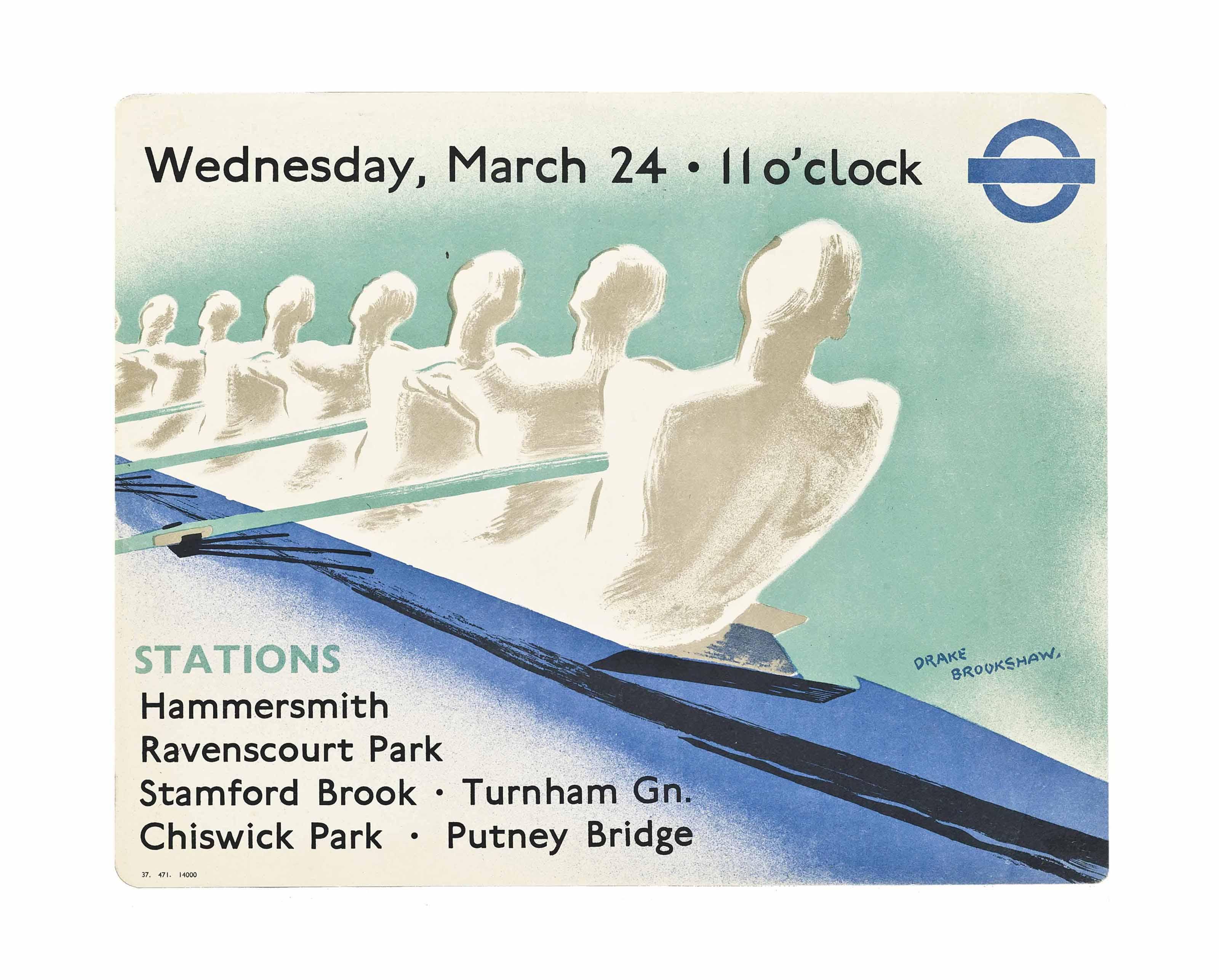 Percy Drake Brookshaw - Boat Race