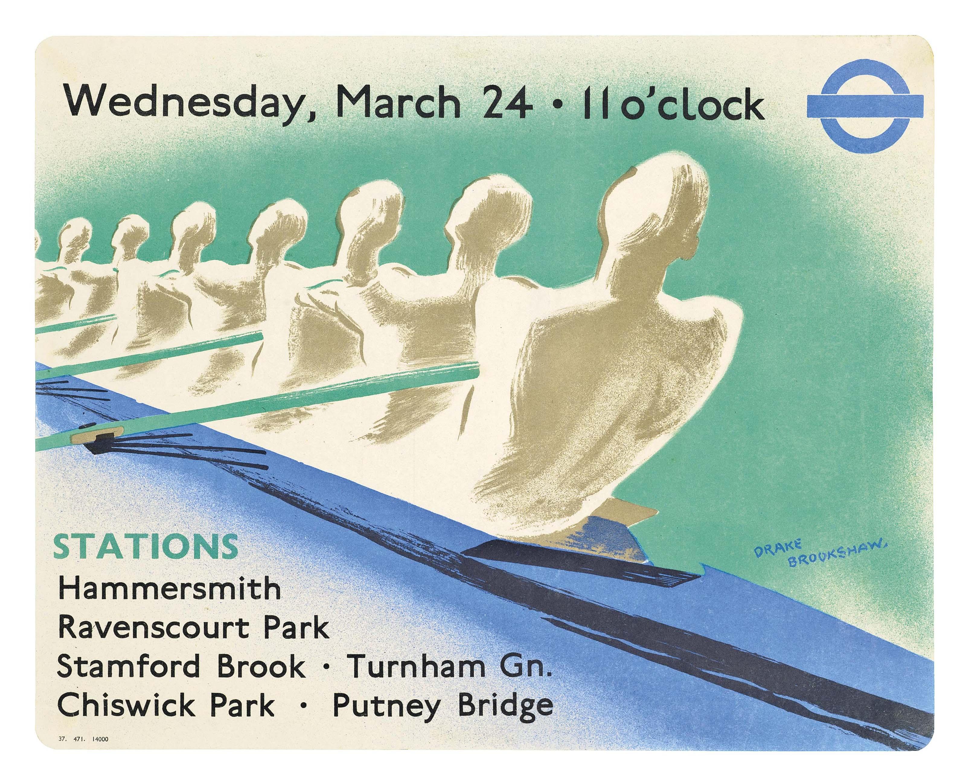 Percy Drake Brookshaw - Boat Race