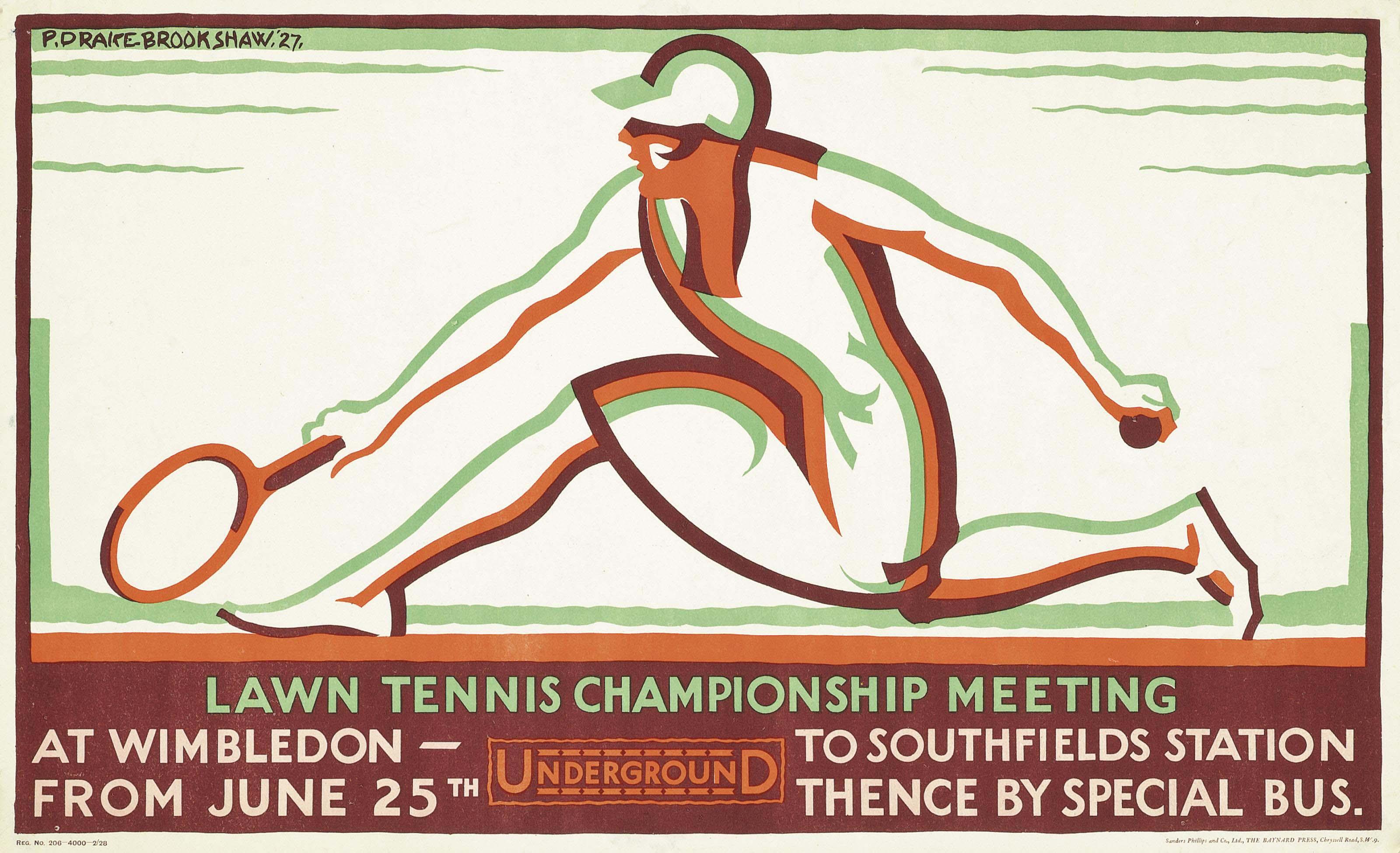 Percy Drake Brookshaw - Lawn Tennis Championship Meeting