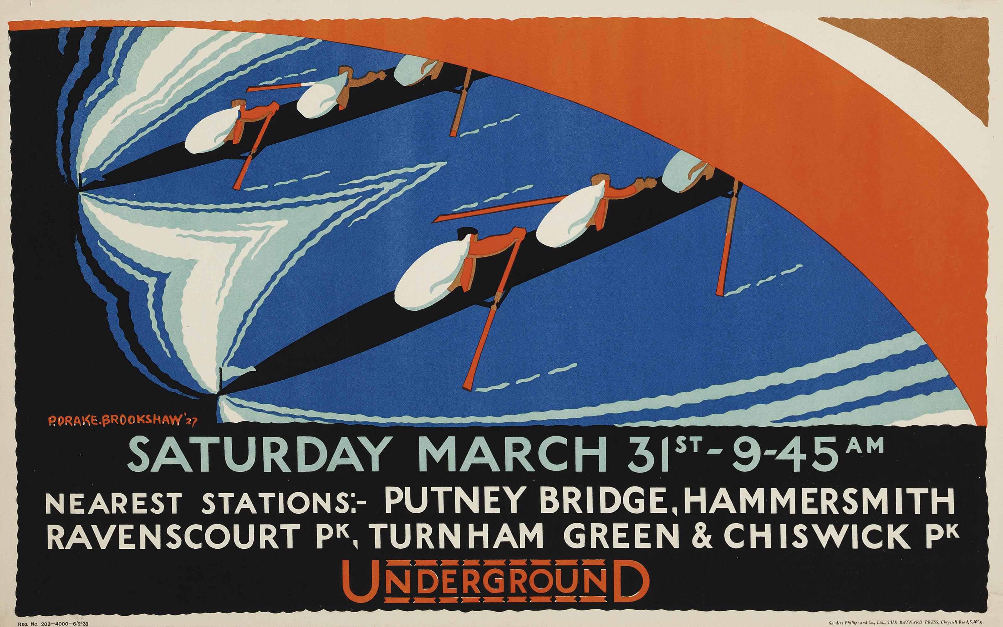 Percy Drake Brookshaw - Saturday March 31St, Putney Bridge, Hammersmith