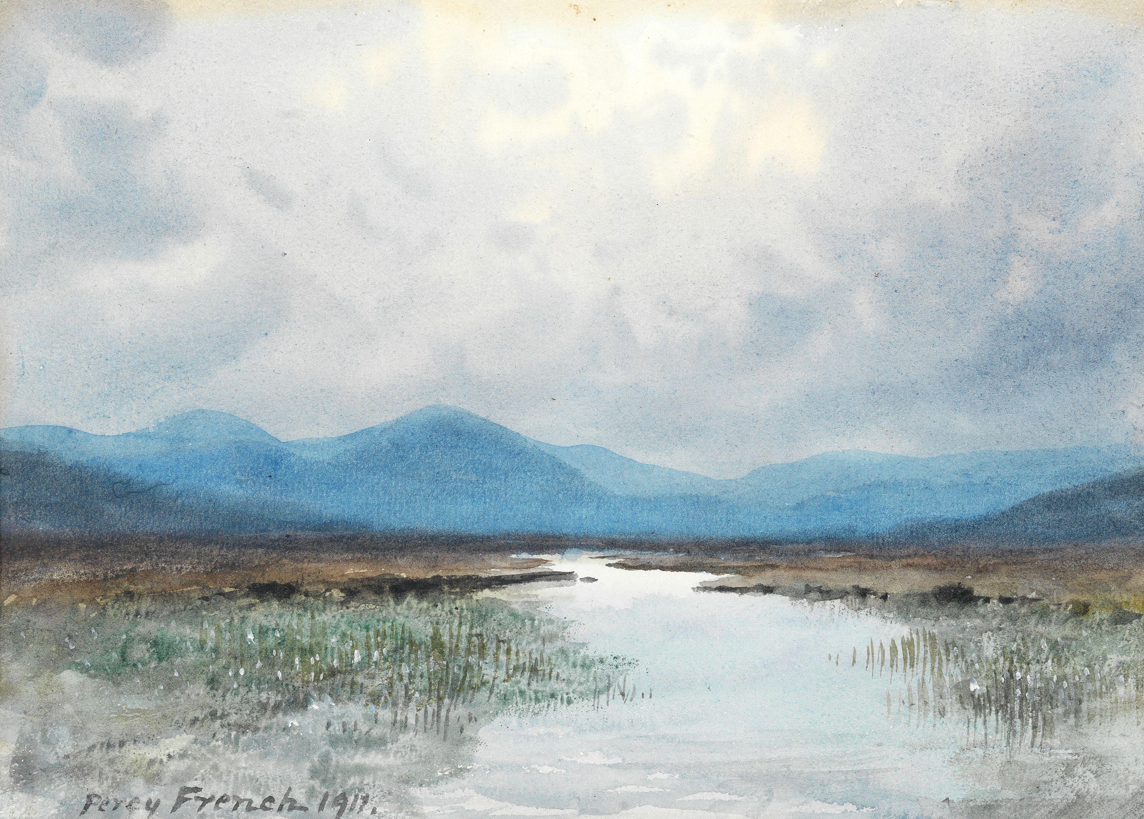 Percy French - Clouds Breaking Over A Donegal Landscape