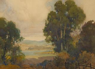 Percy Gray - Eucalyptus by the Lake