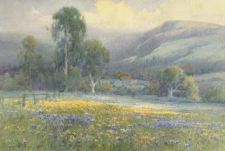 Percy Gray - Spring Landscape with Eucalyptus