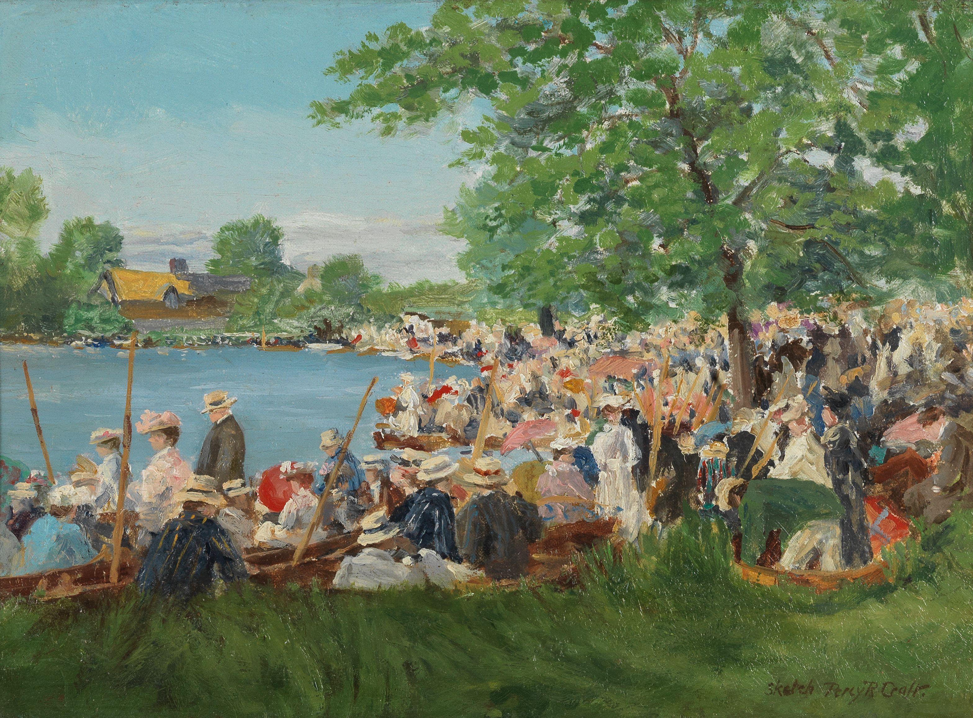 Percy Robert Craft - Regatta on the Camb