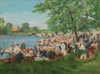 Percy Robert Craft - Regatta on the Camb