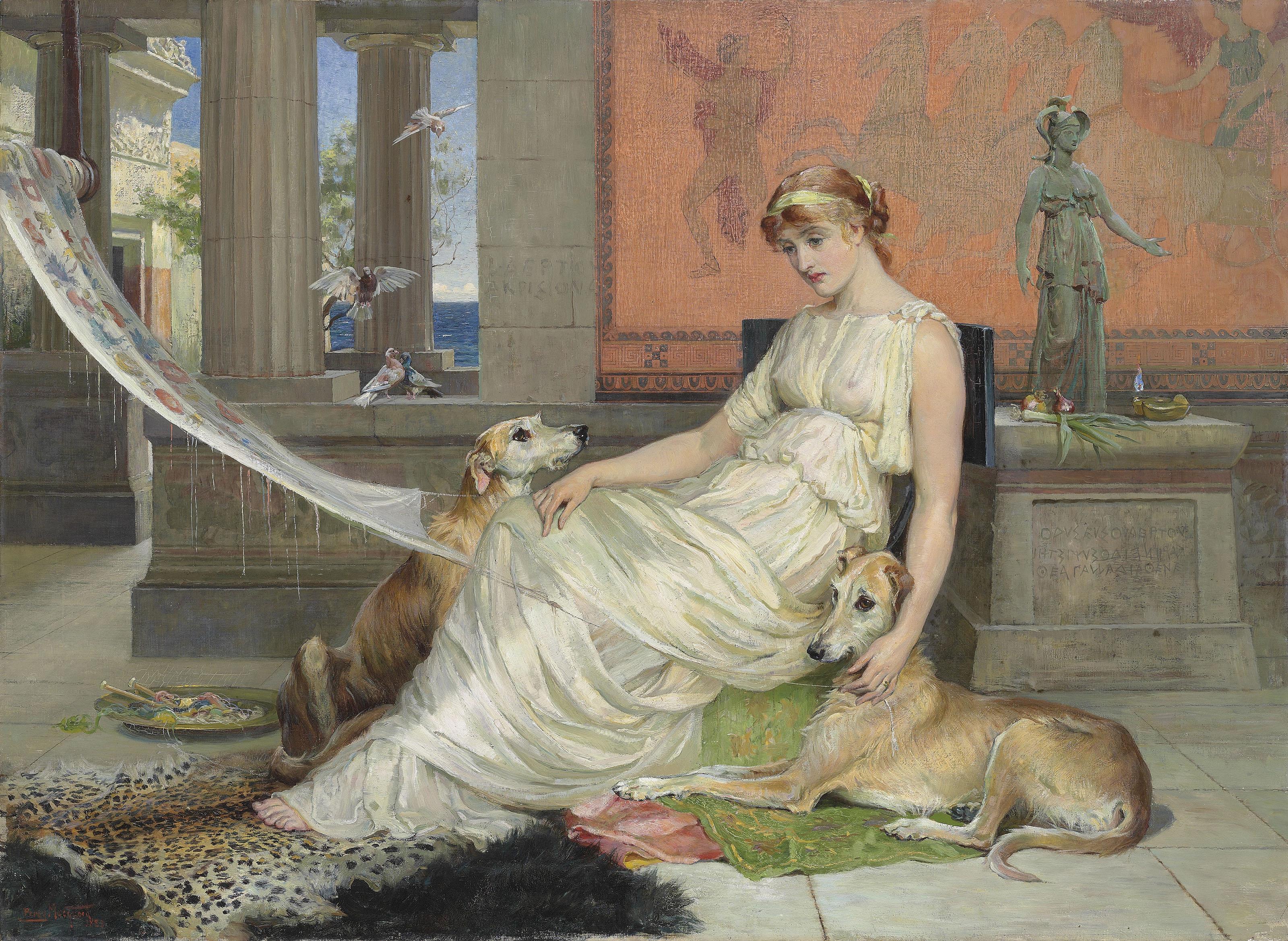 Percy Thomas Macquoid, R.I. - Penelope
